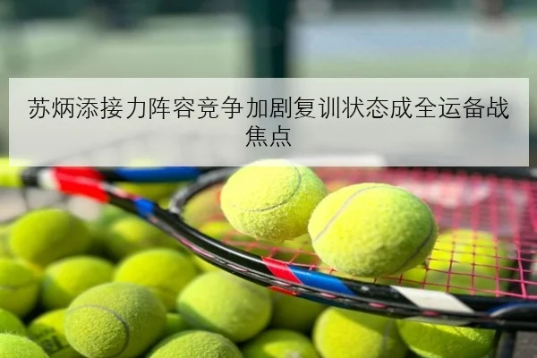 苏炳添接力阵容竞争加剧复训状态成全运备战焦点
